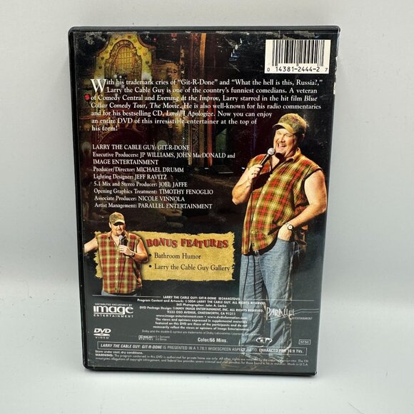Larry The Cable Guy Git R Done Comedy Stand Up DVD 2003 NTSC Image Entertainment - Picture 2 of 3